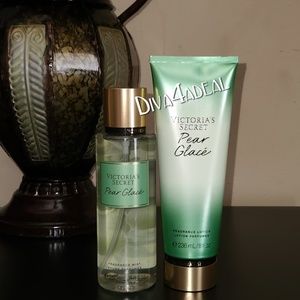 Victoria’s Secret PEAR GLACÉ 2PC Mist & Lotion Set